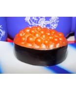 Realistic Chinese play food huge salmon egg and rice sushi wrapped in se... - $5.93