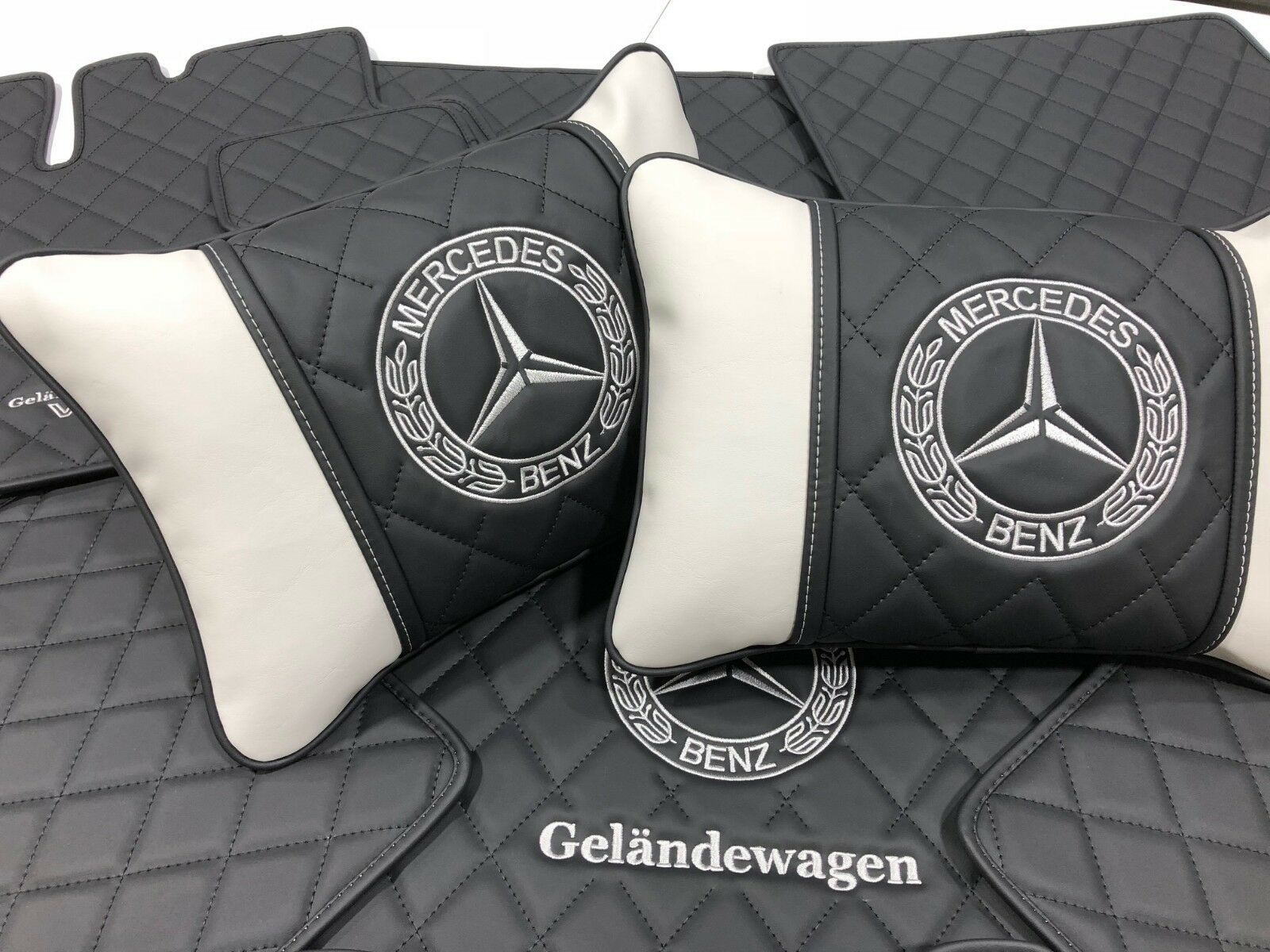 Mercedes, Maybach, AMG interior matching pillows in various colors and