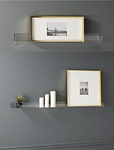 acrylic floating shelf