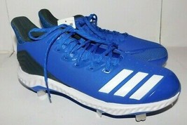 Adidas Icon Bounce Blue Baseball Cleats Shoes Size 10 Brand New - $40.00