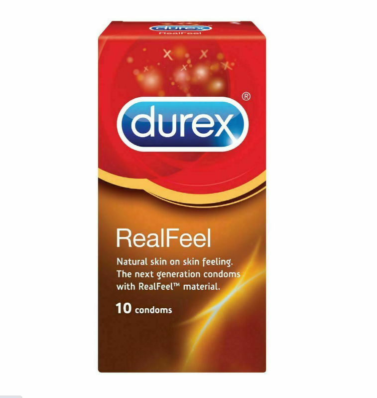 Durex Real Feel Condoms (10's x 5 Boxes) Expedite Shipping