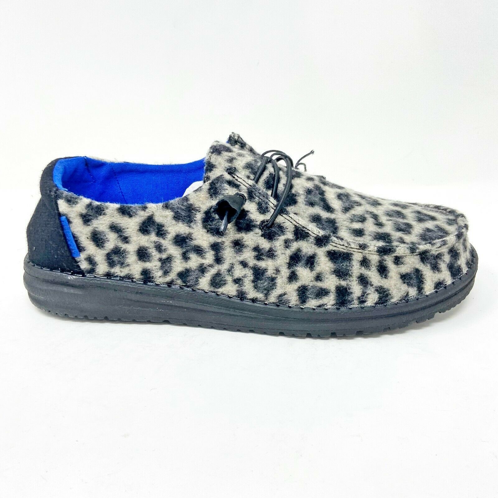 Hey Dude Womens Wendy Wild Cheetah Slip On Walking Shoes