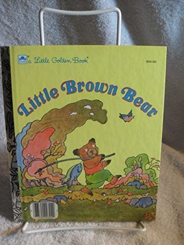 RARE LITTLE BROWN BEAR Children s Little Golden Book 1st Edition 1985 