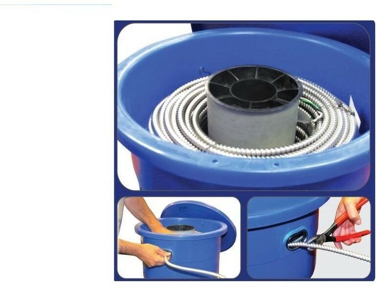 Pack N Roll Cable Wire Dispenser Stackable Portable Storage Container