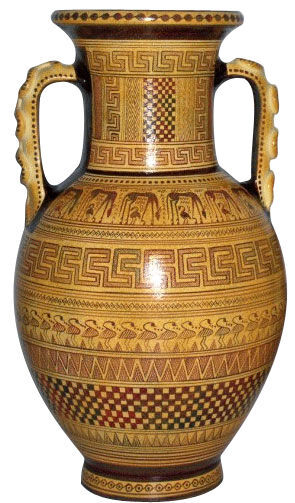 Ancient Greek Geometric Amphorae Amphora Vase Museum Replica ...