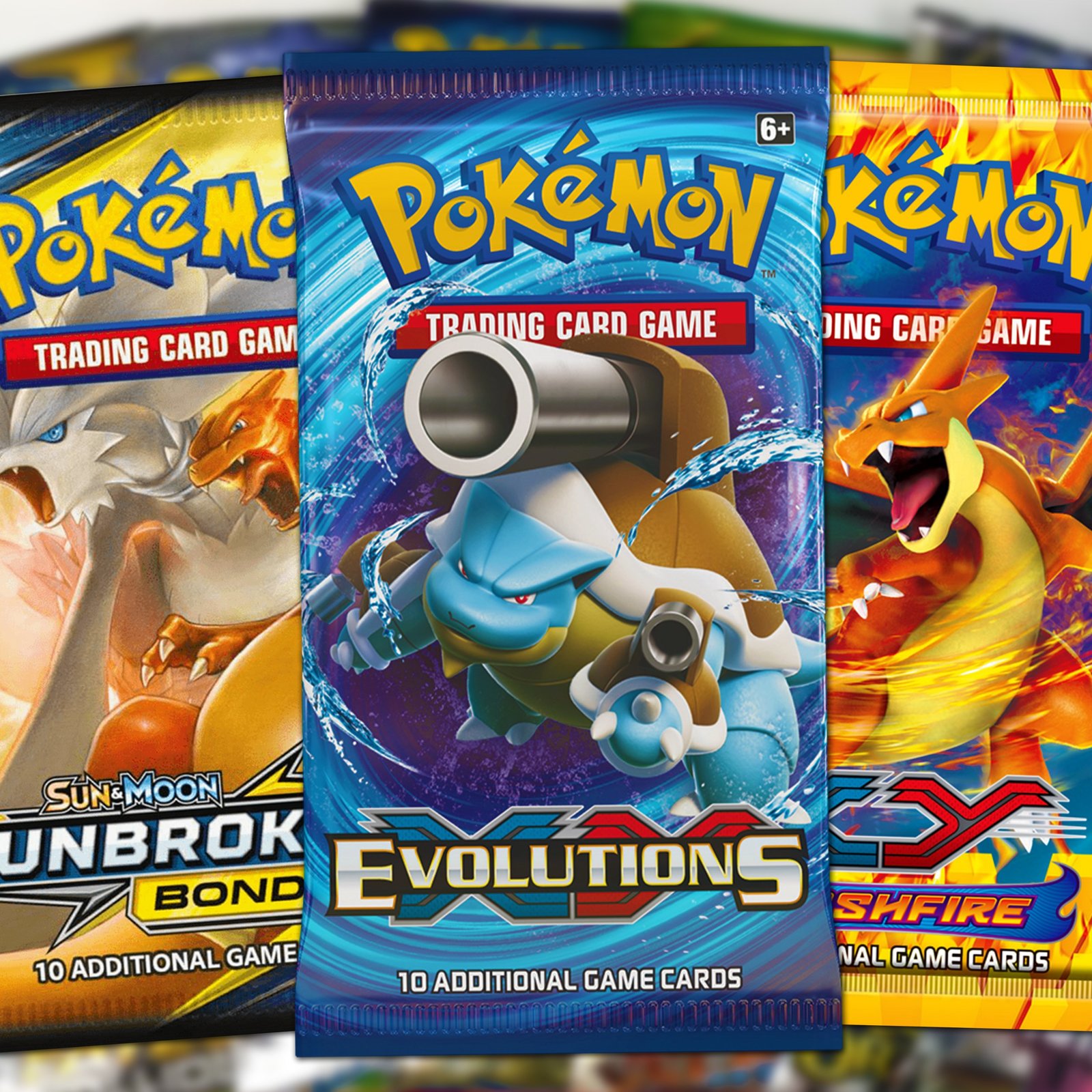 Pokemon Booster Pack BUNDLE Authentic Trading Cards, Pikachu