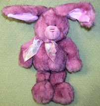 20" Gund Peony Bunny Purple Rabbit Plush Stuffed Animal Wired Poseable Ears Toy - $44.10