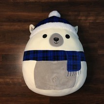 Squishmallow Brooke The Polar Bear 14” excellent condition - $14.03