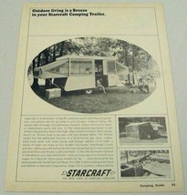 1966 Print Ad Starcraft Tent Camping Starmaster Pop-Up Family Camps Gosh... - $13.68