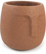 Concrete Head Planter, Urn For Plants, Modern Indoor/Outdoor, 5.5&#39;&#39; Tall... - $33.98