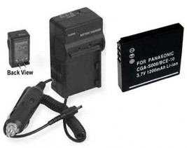 Battery +Charger For Panasonic DMCFX30 DMCFX33 DMCFX33A - $26.87