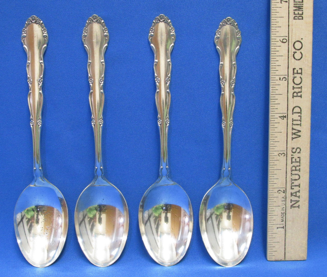 Primary image for Set 3 Vintage Tablespoons Spoons 1881 Rogers Oneida LTD Flirtation Silverplate