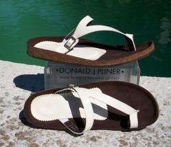 Donald Pliner Patent Leather Shoe New Flex Cork Gel Sole Foot Bed Sz 10 $200 NIB - $80.00