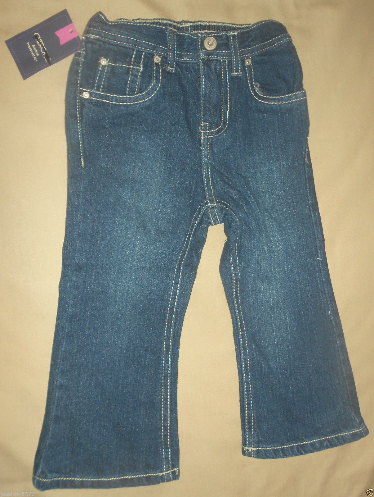 Cherokee Toddler Girls Jeans Bootcut Size 18 Months NWT - $7.24