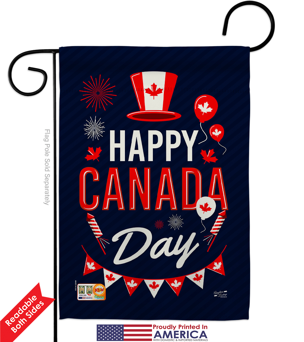 Canada Day - Impressions Decorative USA Vintage Applique Garden Flags ...