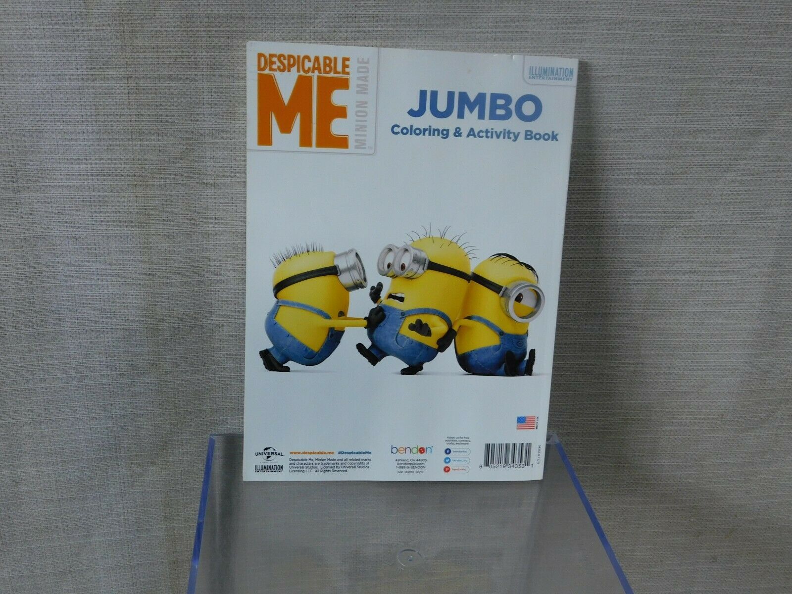 DESPICABLE ME JUMBO COLORING & ACTIVITY BOOK 96 PAGES - Other