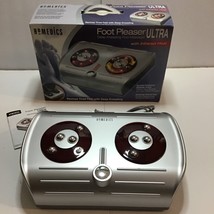 Homedics Foot Pleaser Ultra Foot Massager W/Infrared Heat Works Great - $18.80