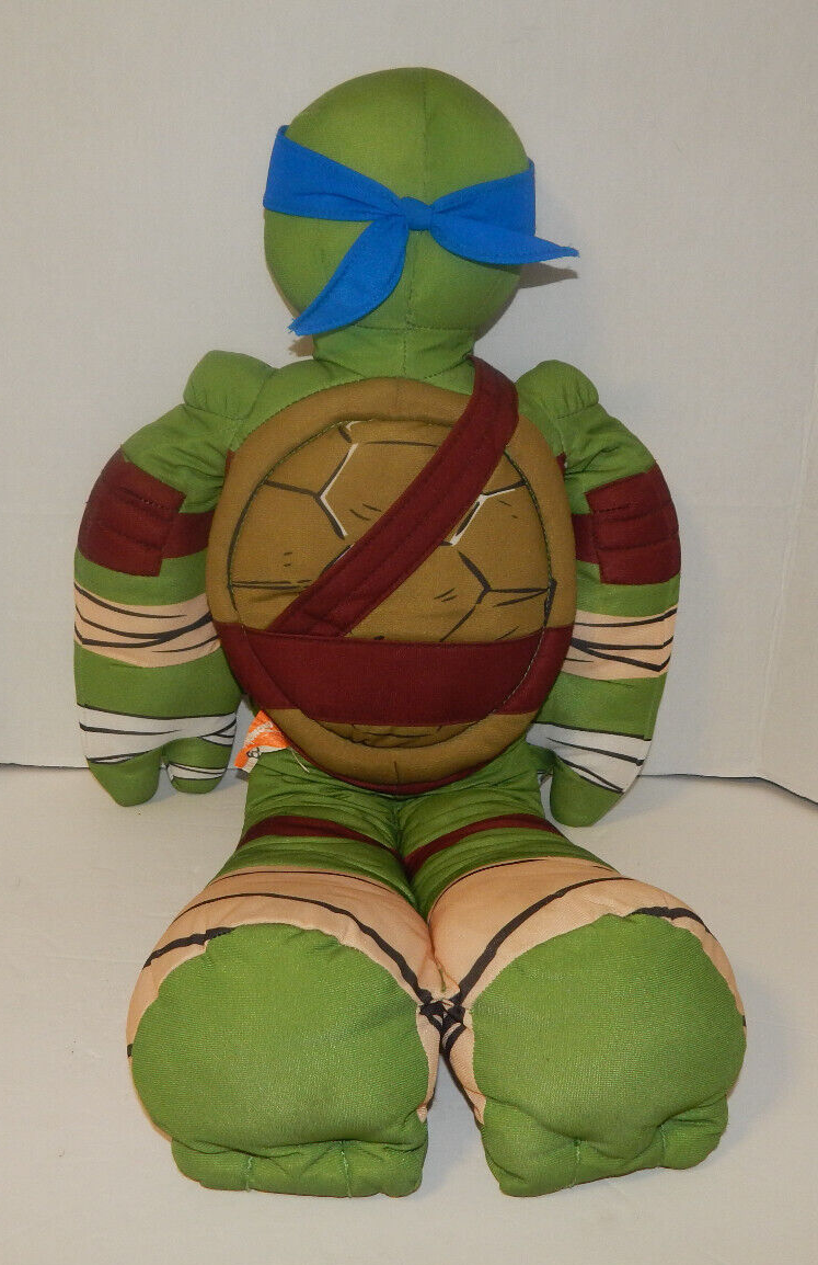 Teenage Mutant Ninja Turtles Leonardo Plush 24” TMNT Nickelodeon Pillow ...