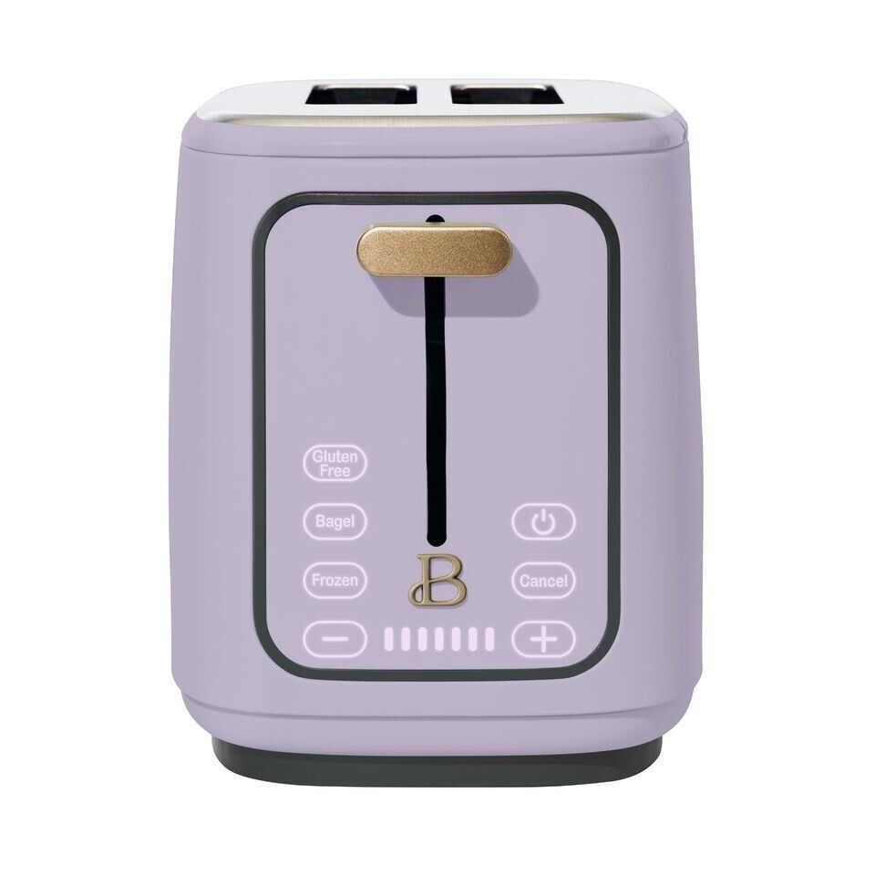 Beautiful 2 Slice Touchscreen Toaster, Lavender by Drew Barrymore