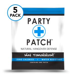 Party Patch 5 pack - All Natural Hangover Defense