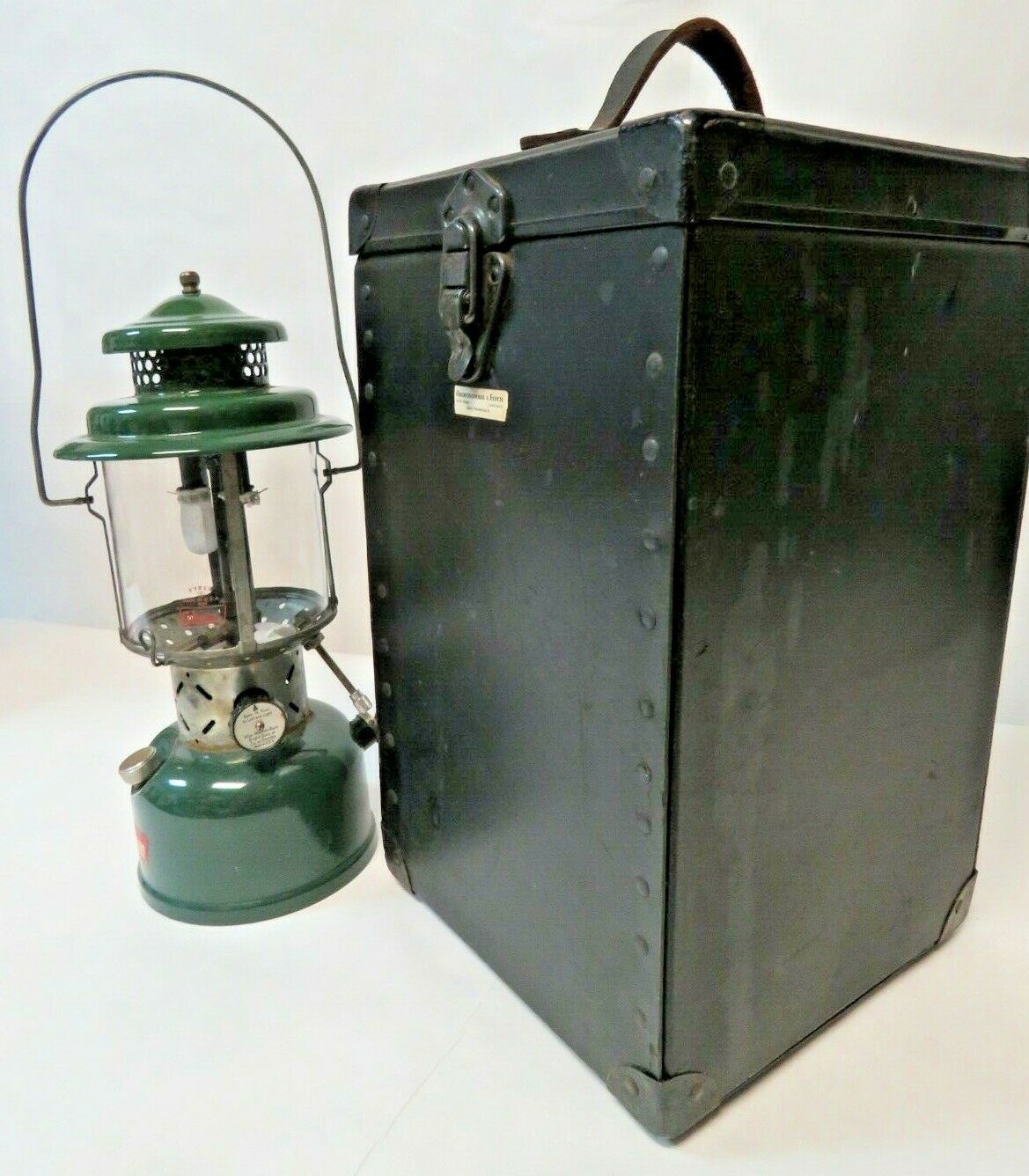 Vintage Coleman Camping Lantern 5/56 & Abercrombie & Fitch Lantern