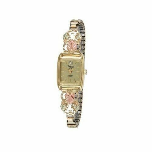 Black Hills Gold Ladies Diamond Accent Watch - Wristwatches