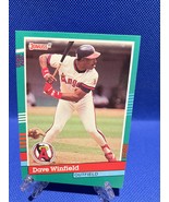 Dave Winfield # 468 1991 Donruss Baseball Error Card  - $85.00