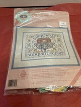 Noah&#39;s Ark Stamped Cross Stitch Kit From the Heart Vintage 1988 - $13.75