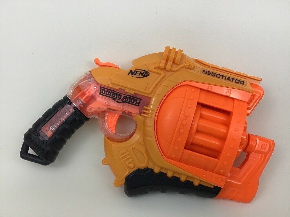 Doomlands 2169 Negotiator Nerf Dart Gun Yellow Pistol Hasbro 2016 ...