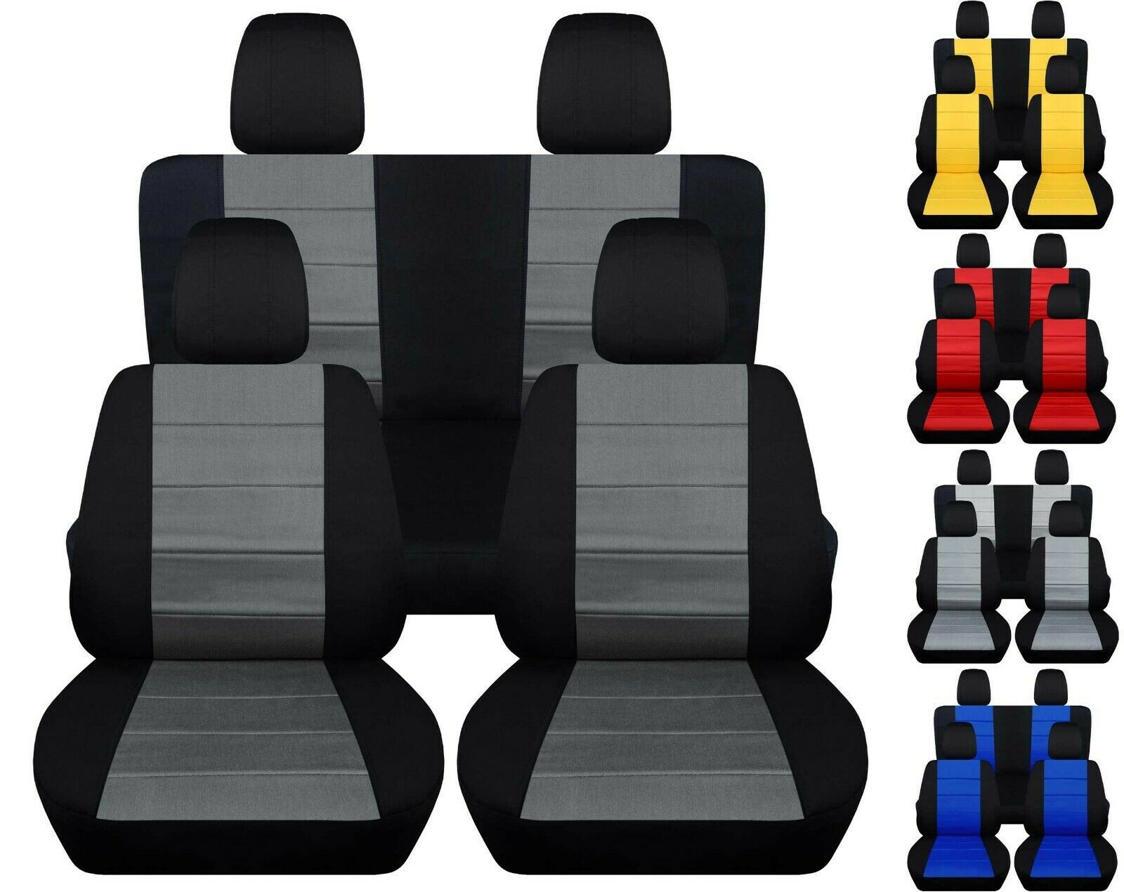 Front and Rear car seat covers fits Ford F150 Truck 2004 to 2008  Nice Colors