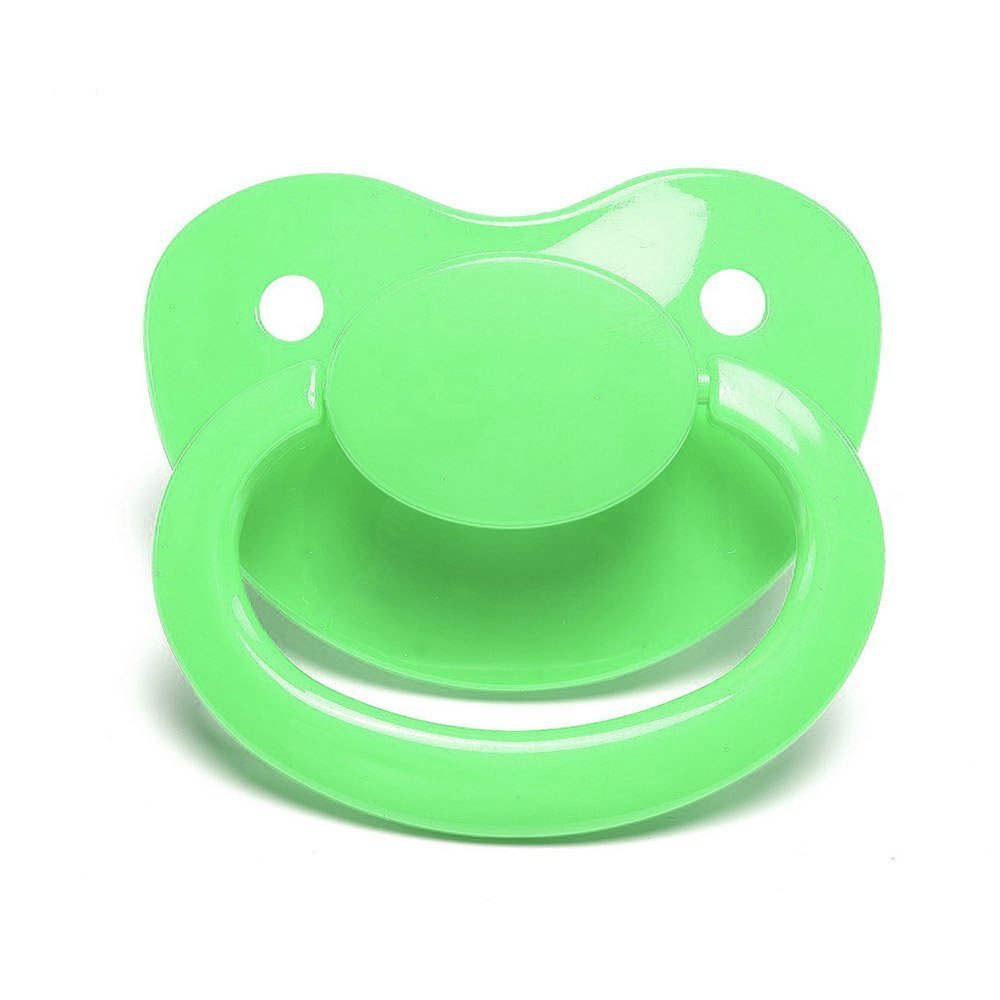 Adult Sized Pacifier Dummy For ADULT BABY ABDL BigShield Three Paci Pack Neon Gr Pacifiers