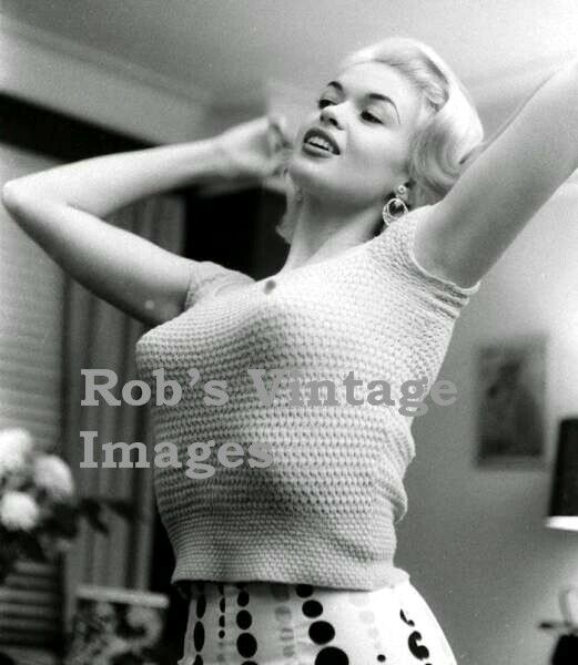 Jayne Mansfield BULLET BRA MAMA  photo Retro 1940's 1950's Sweater Gal  8 X 10