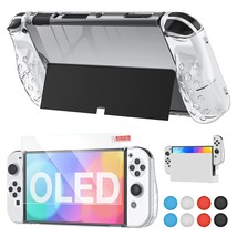 Dockable Case For Nintendo Switch Oled Non-Slip Pc Grip Protective Cover... - $39.99