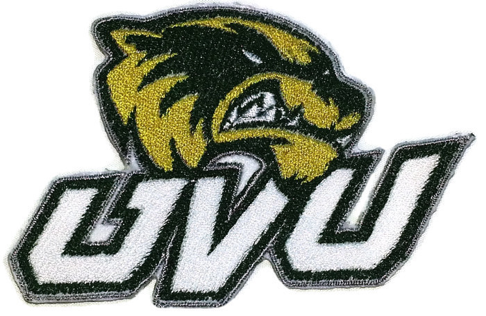 Utah Valley Wolverines logo Iron On Patch