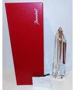 EXQUISITE BACCARAT FRANCE CRYSTAL MODERN THREE SIDED 12 1/2&quot; BUD VASE IN... - $253.93