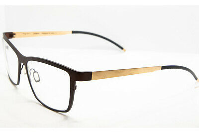 Orgreen DARIA 671 Matte Brown / Sandblasted Gold Titanium Eyeglasses 59mm