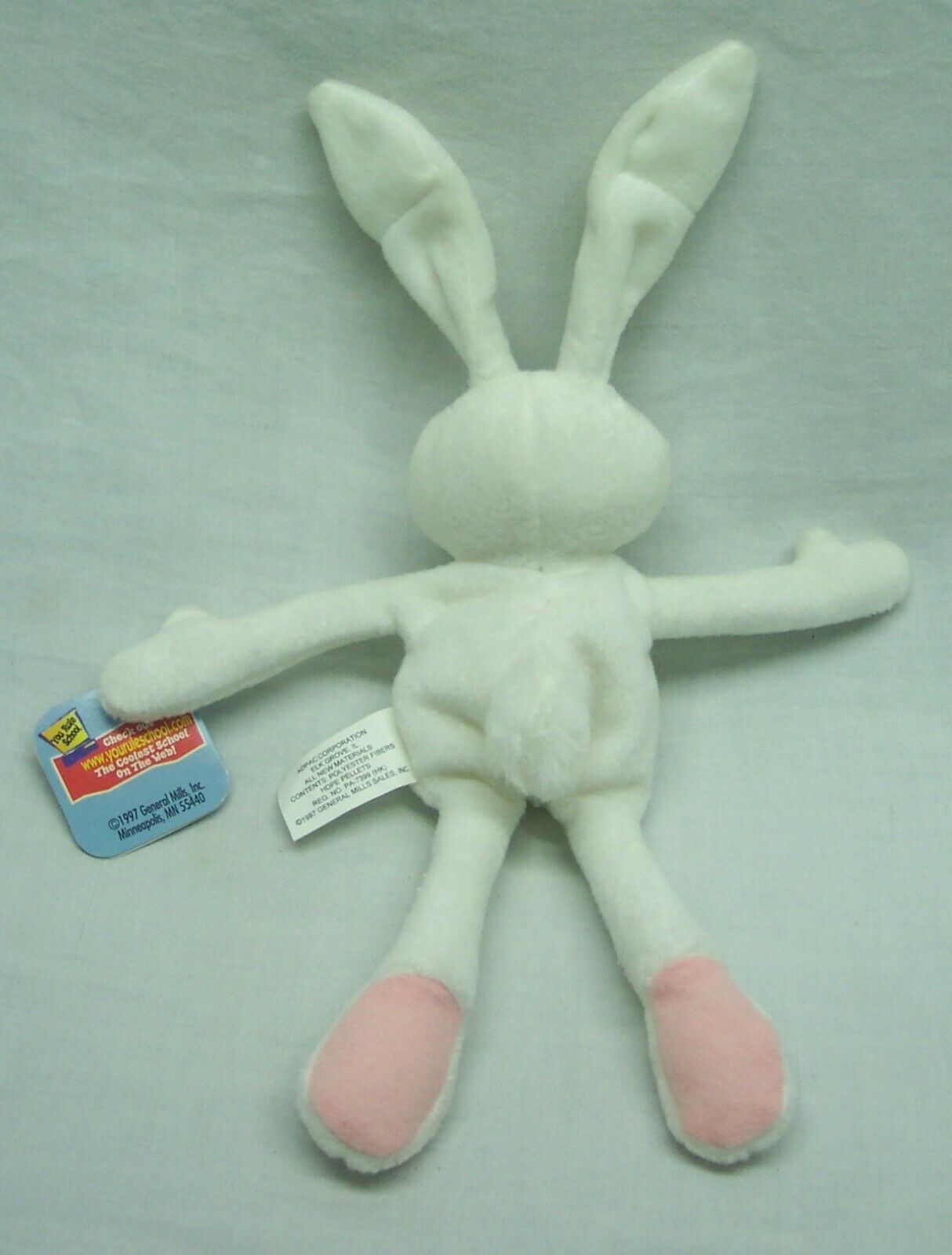 General Mills Cereal TRIX BUNNY RABBIT Bean Bag STUFFED ANIMAL Toy NEW ...