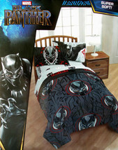 Black Panther Wakanda By Marvel Twin Comforter Sheets 4PC Bedding Set New - $153.35