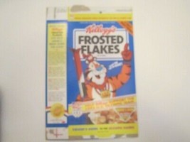 Empty Cereal Box 1991 Kellogg's Frosted Flakes Olympic Skiing [Z201i10] - $14.42