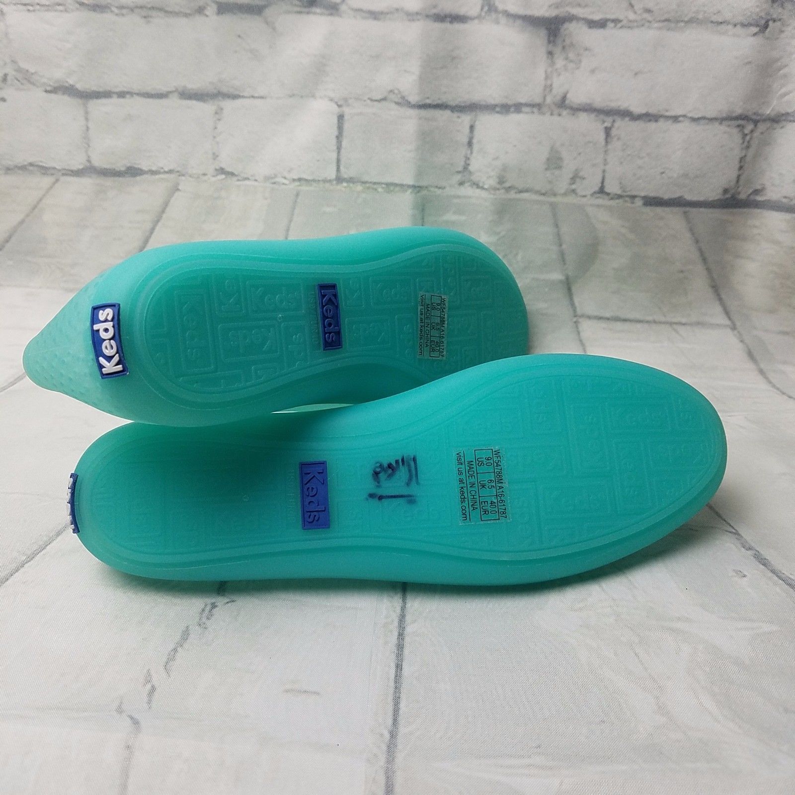 Keds Teacup Jelly Slip On Shoes Color Aqua Turquoise Rubber Keds Teacup Jelly Slip On Shoes Color Aqua Turquoise Rubber