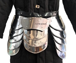 Warrior Tassets - Steel Upper Leg Armor Plated Steel Waist Belt Medieval Knight 
