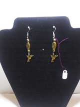 Fashion Jewelry: "A Hummingbirds Joy". Dangle Earrings 2 3/4in Charmed & Beaded - $8.99