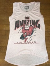 * The Amazing Spiderman Womans Pink Sleeveless Tank Top blouse xs extra ... - $7.92