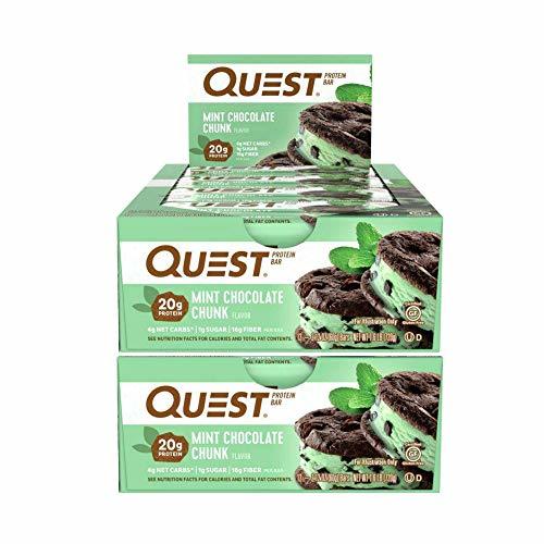 Primary image for Quest Nutrition Protein Bar Mint Choco Chunk. Low Carb Meal Replacement Bar with