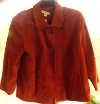 Cold Water Creek Short Leather Jacket/NWT/retail $199/XL - $89.00