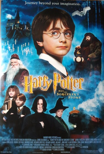 Harry Potter and the Sorcerer's Stone Original Movie Poster Double ...