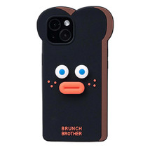Brunch Brother Toast Duck iPhone 14 iPhone 14 Pro Protective Silicone Case Skin image 4