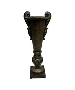Old World Style Pottery Flower VASE Worn Bronze Look 22” Height Garden W... - $14.84