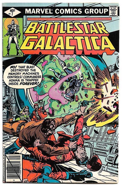 Battlestar Galactica #7 (1979) *Marvel Comics / Bronze Age / Starbuck ...