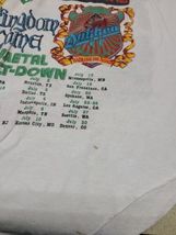 Vintage Monsters Of Rock - Metal Madness 88.  White / Orange Concert Shirt. XL image 3